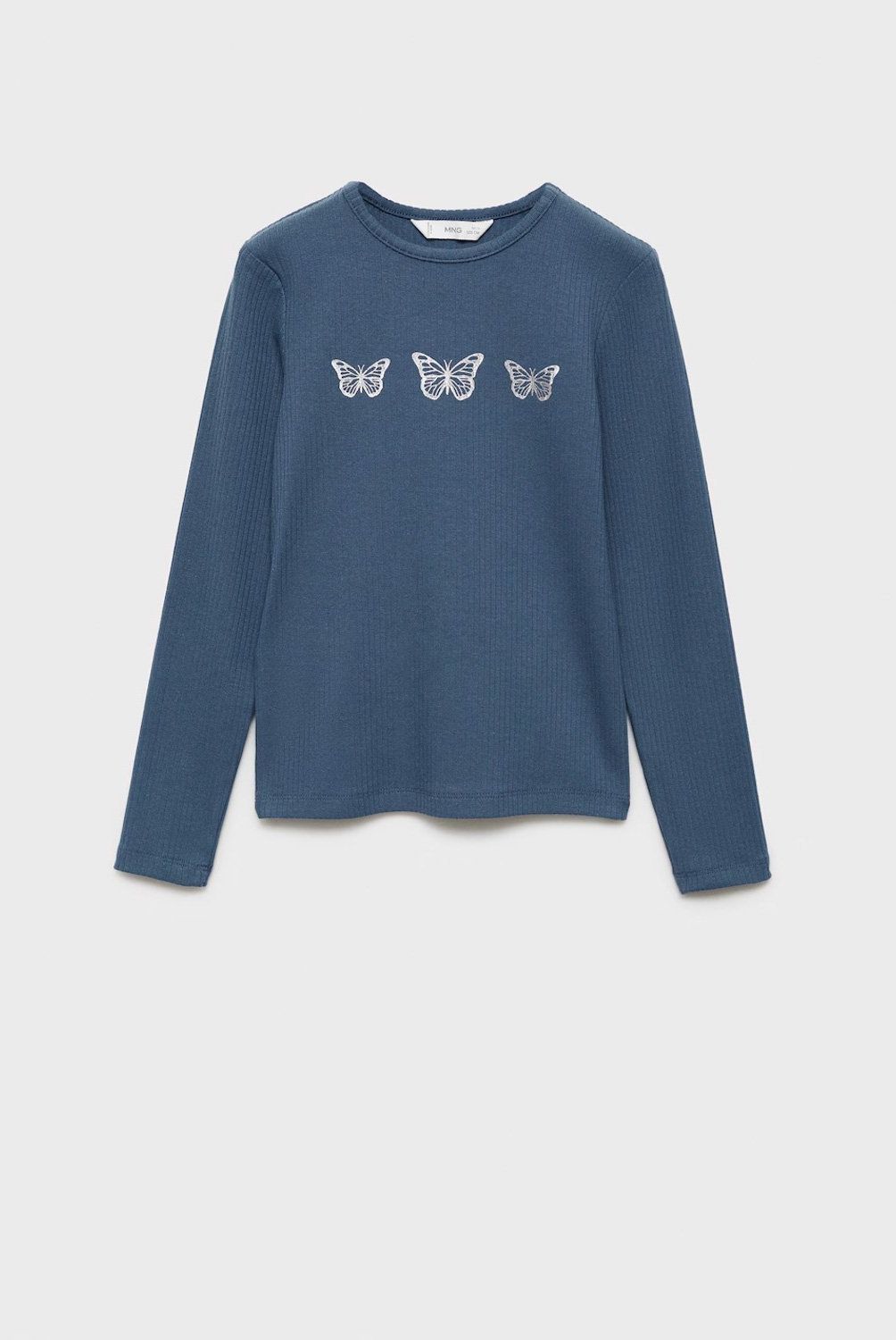 MANGO KIDS - Polera Estampada Canalé Niña Mango Kids