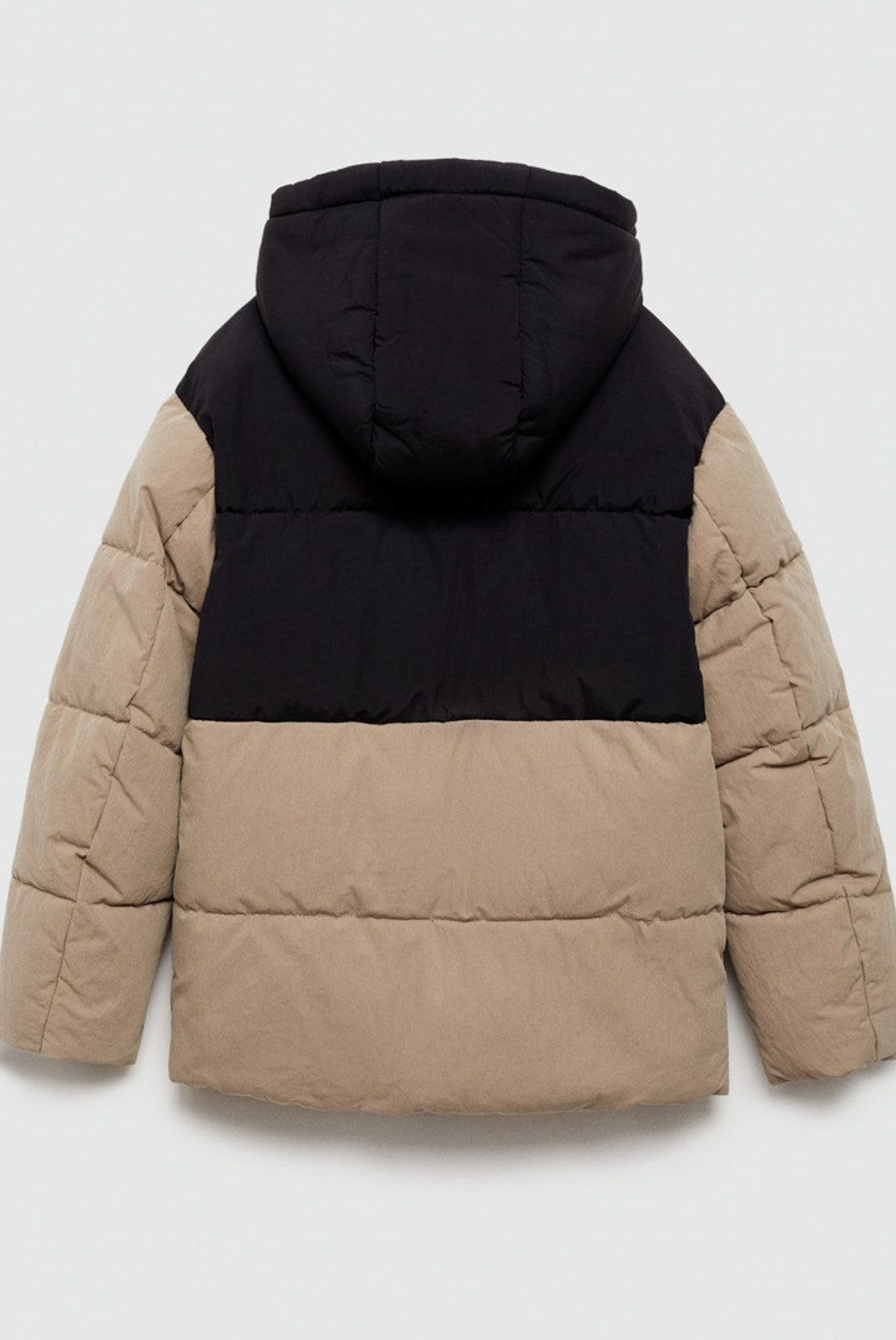 MANGO KIDS - Parka Acolchado Combinado Niño Mango Kids