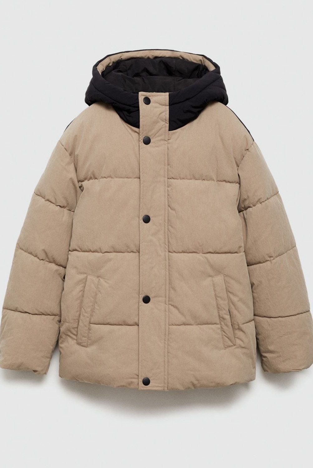 MANGO KIDS - Parka Acolchado Combinado Niño Mango Kids