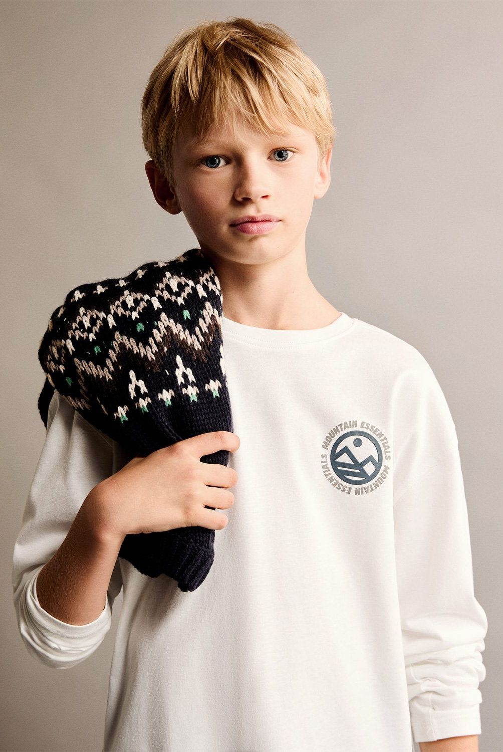 MANGO KIDS - Polera Estampada Algodón Niño Mango Kids