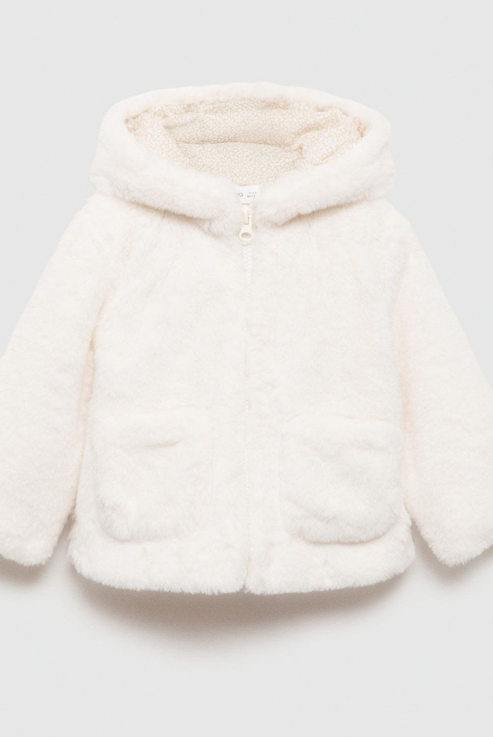 MANGO KIDS - Abrigo de Pelo Bebé niña Mango Kids