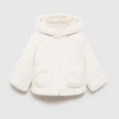 MANGO KIDS - Abrigo de Pelo Bebé niña