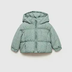 MANGO KIDS - Parka Acolchado Estampado Floral Bebé niña