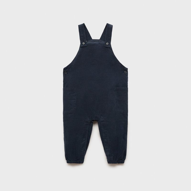 MANGO KIDS - Jardinera Largo Micropana Unisex Bebé Mango Kids