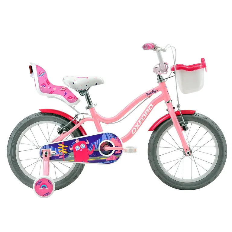 Bicicleta Infantil Beauty Aro 16 1 Velocidad Rosado