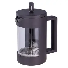 BERGNER - Cafetera Vidrio 800 ml Borosilicato Charcoal