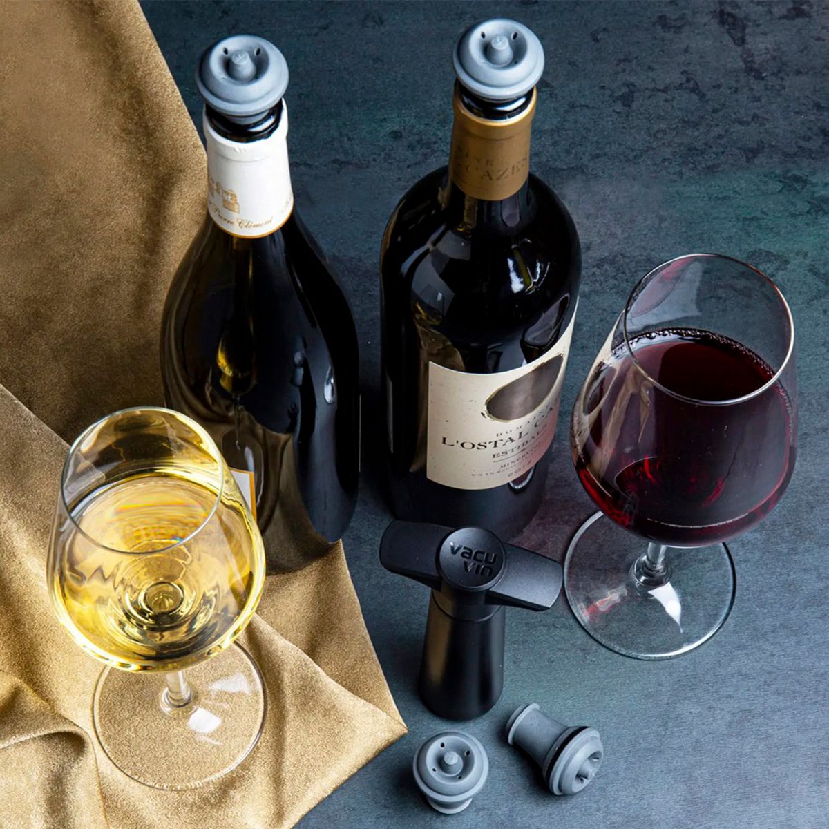 VACUVIN - Set 2 Tapones De Vino Vacuvin