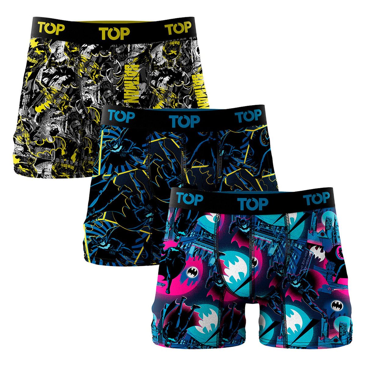 TOP - Pack 3 Boxer Algodón Hombre Top