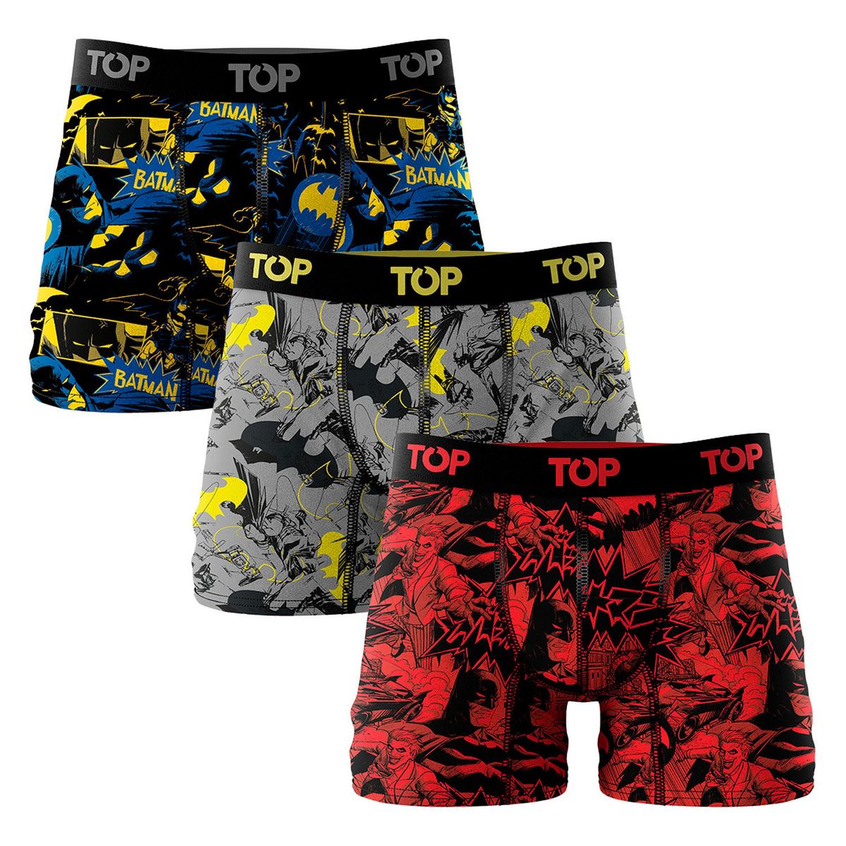 TOP - Pack 3 Boxer Algodón Hombre Top