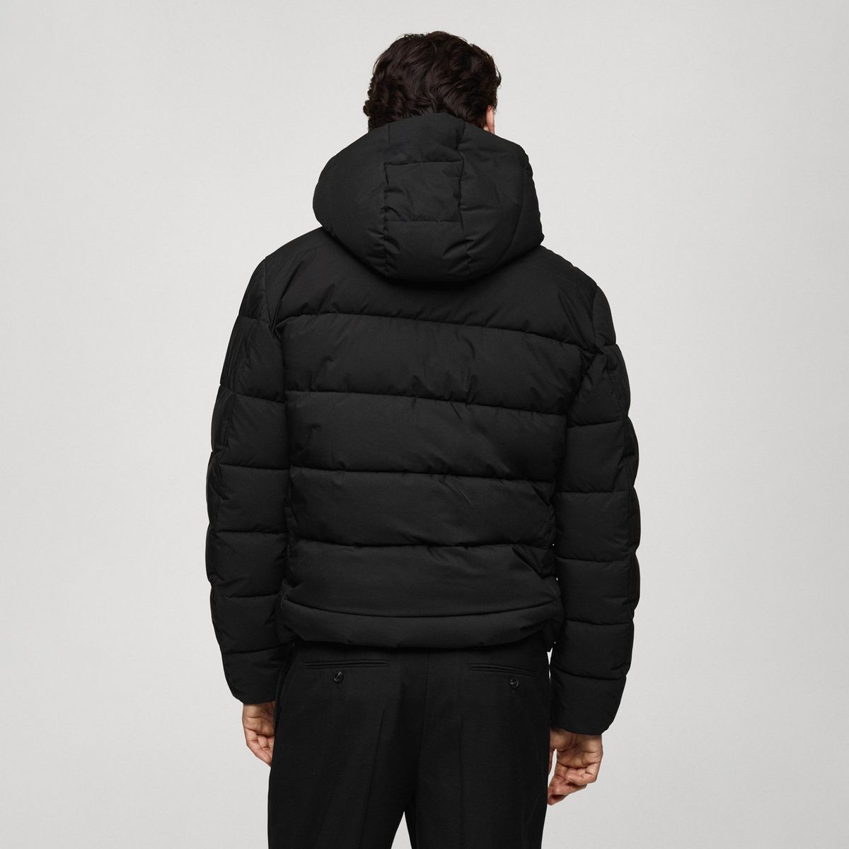 MANGO MAN - Parka Acolchado Impermeable Termoregulador Hombre Mango Man