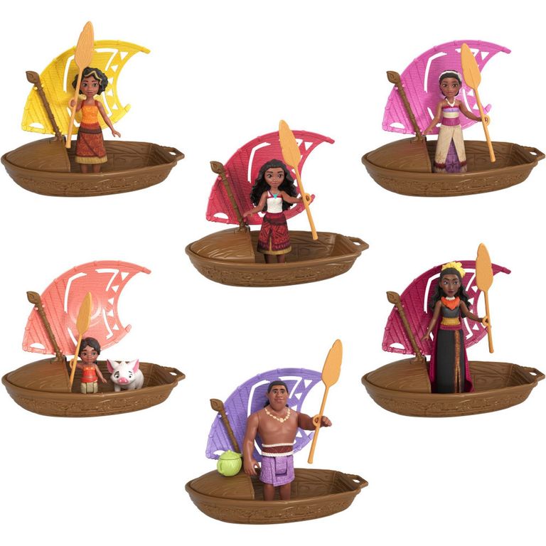 MOANA Set Canoa Con Mini Muñeca Sorpresa Y Accesorios 2