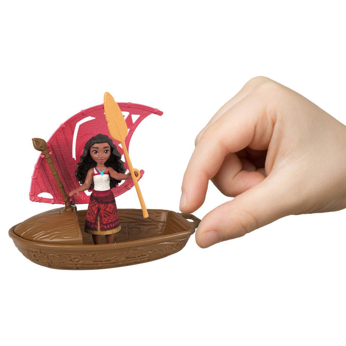 MOANA - Set Canoa Con Mini Muñeca Sorpresa Y Accesorios Moana 2 Moana