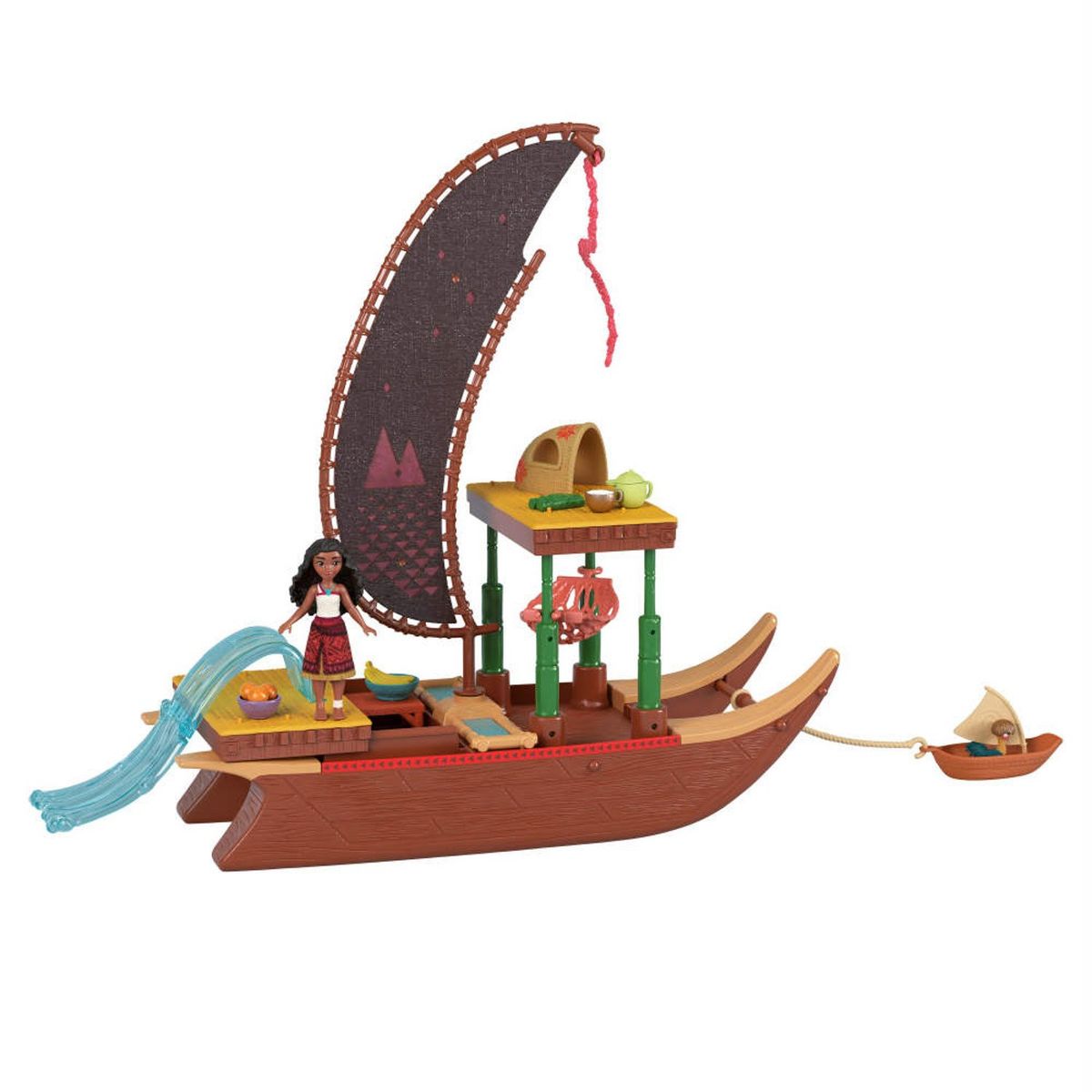 MOANA - Set Canoa De Aventuras Con Mini Muñeca Y Accesorios Moana 2 Moana
