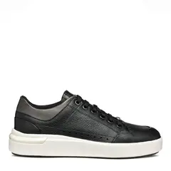 GEOX - Zapatilla Urbana Mujer Cuero Negro