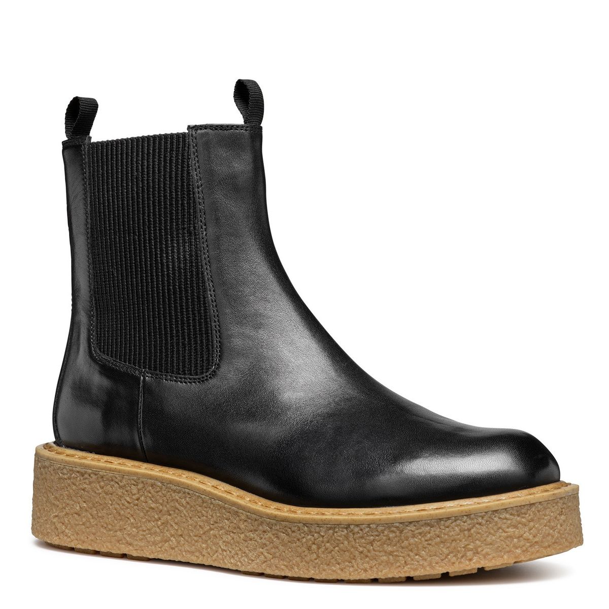 GEOX - Botín Mujer Cuero Negro Geox