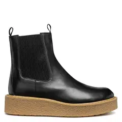 GEOX - Botín Mujer Cuero Negro