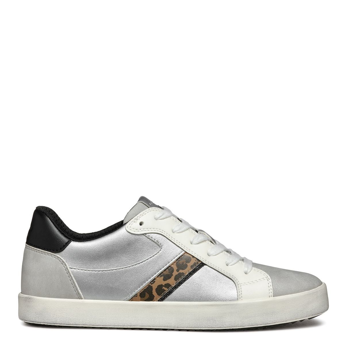 GEOX - Zapatilla Urbana Mujer Plateado Geox