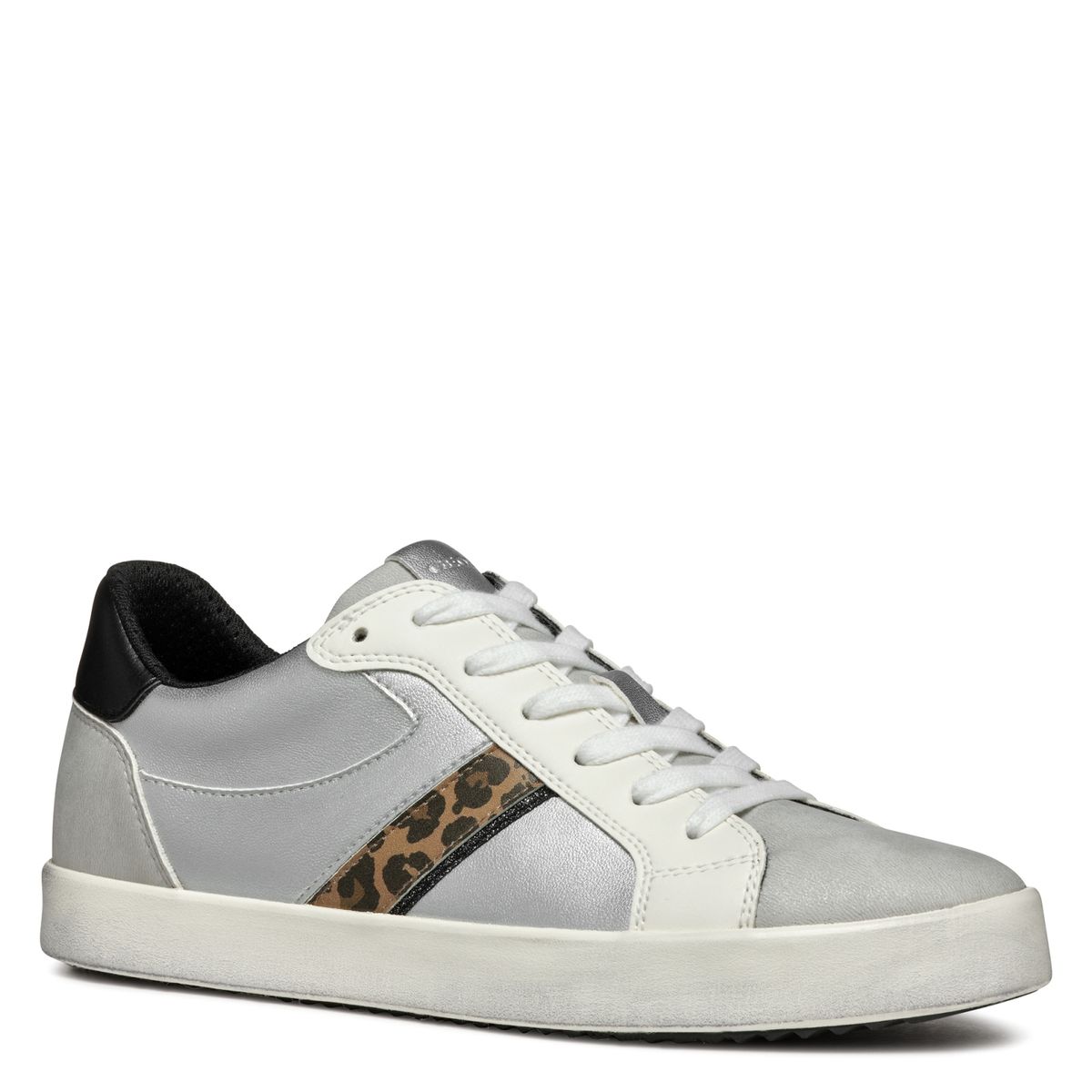 GEOX - Zapatilla Urbana Mujer Plateado Geox