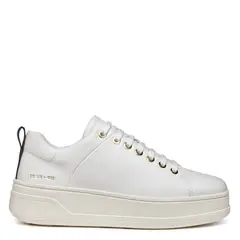 GEOX - Zapatilla Urbana Mujer Cuero Blanco