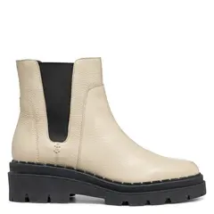 GEOX - Botín Mujer Cuero Beige