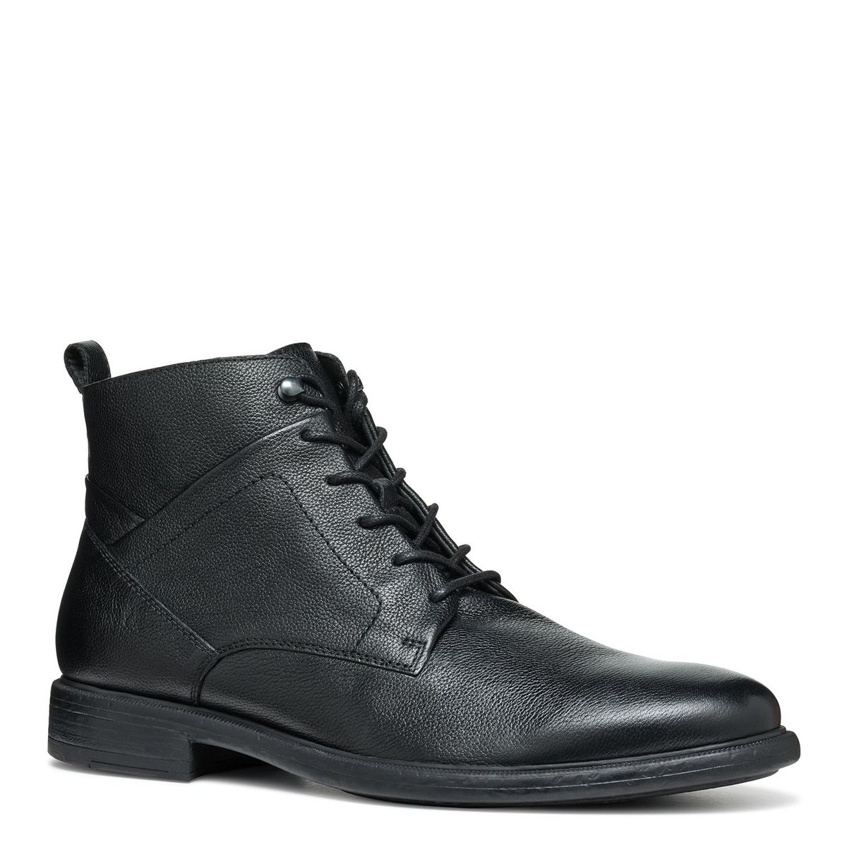 GEOX - Botas Hombre Cuero Negro Geox