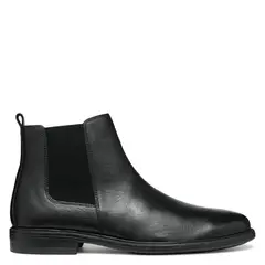 GEOX - Botas Hombre Cuero Negro