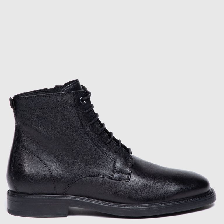 Botas Hombre Cuero Negro