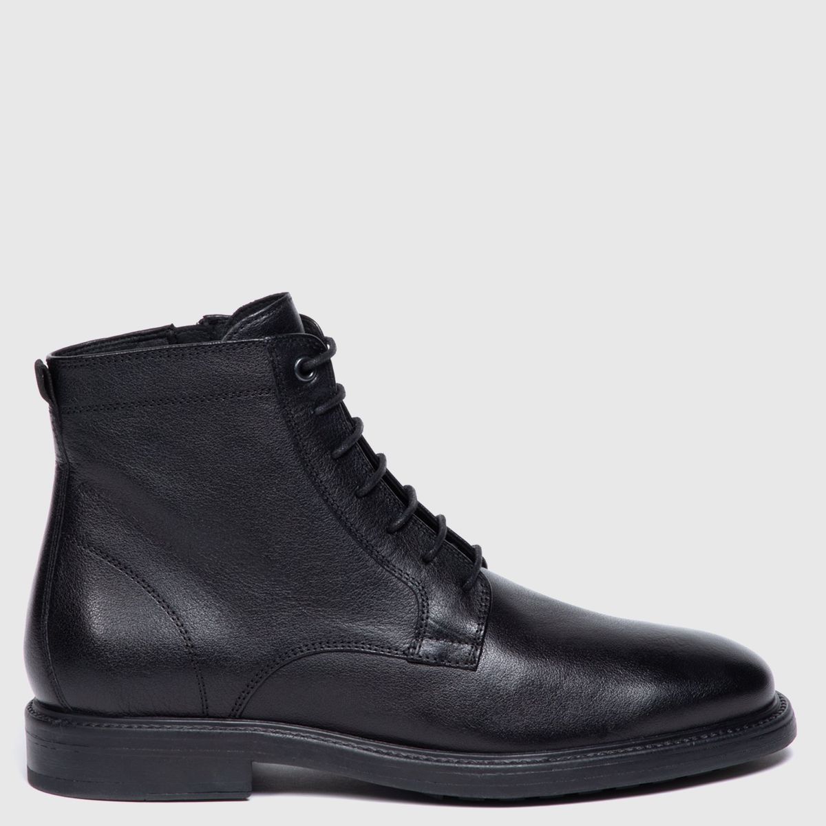 GEOX - Botas Hombre Cuero Negro Geox