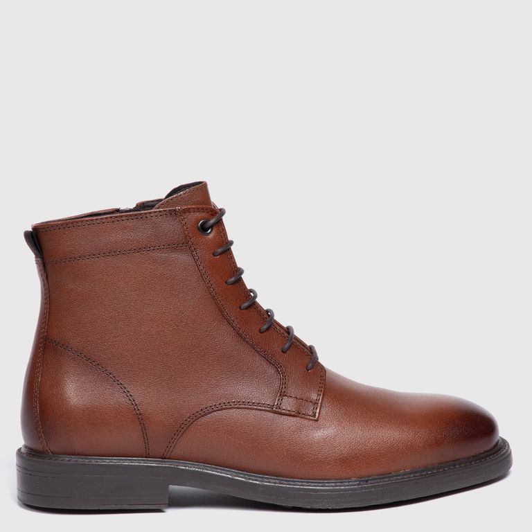 Botas Hombre Cuero Café