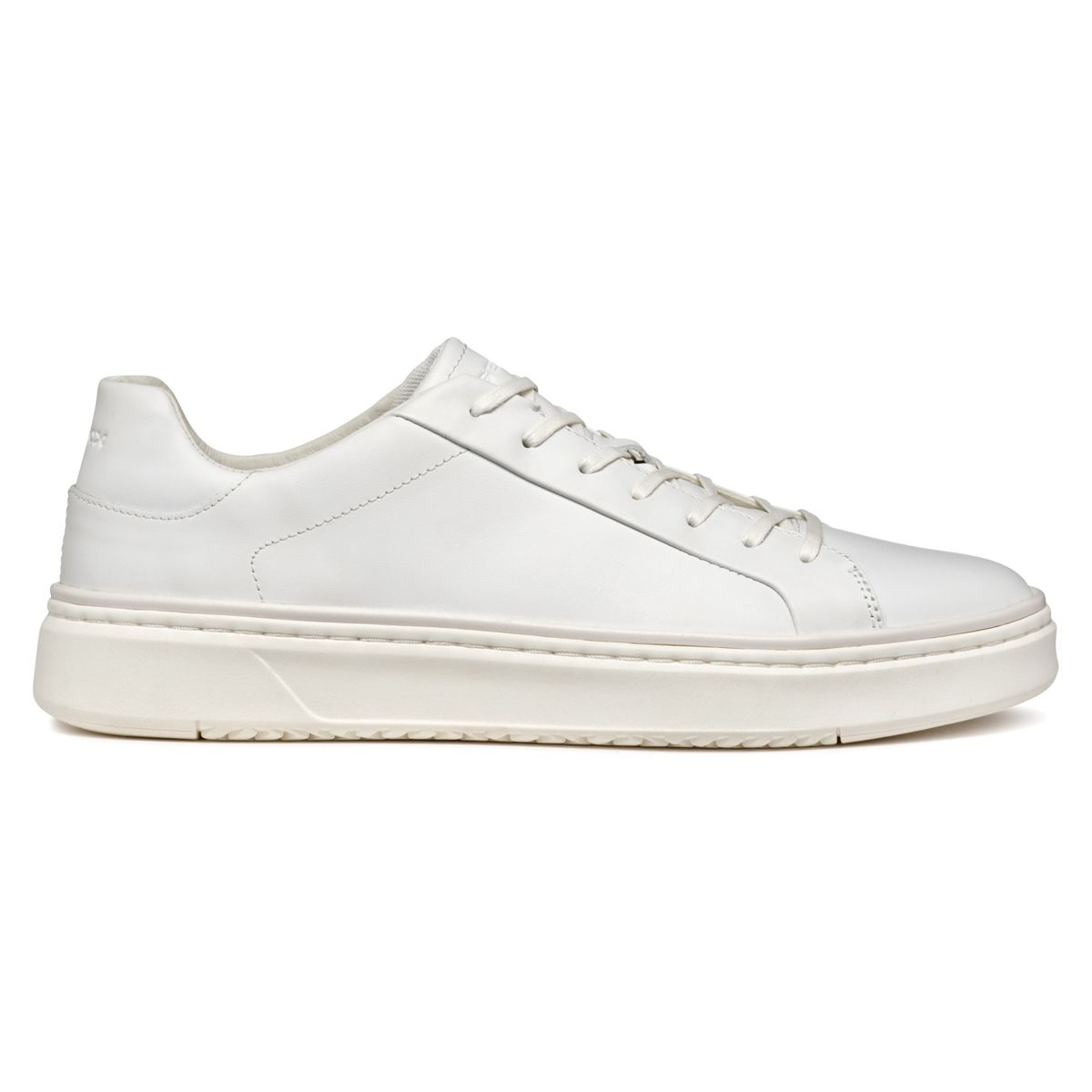 GEOX - Zapatilla Urbana Hombre Cuero Blanco Geox