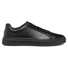 GEOX - Zapatilla Urbana Hombre Cuero Negro