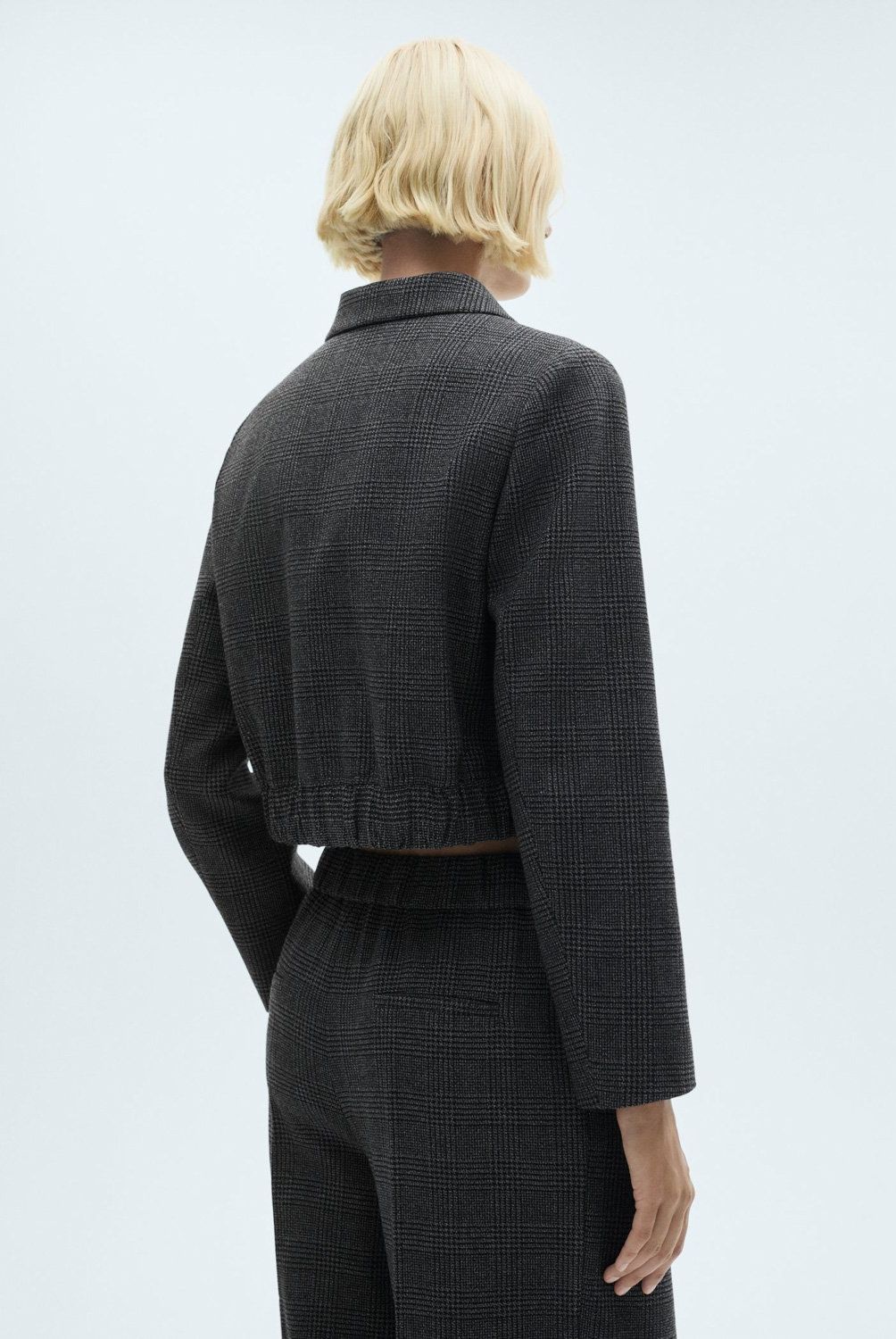 MANGO - Chaqueta Tweed Botones Mujer Mango