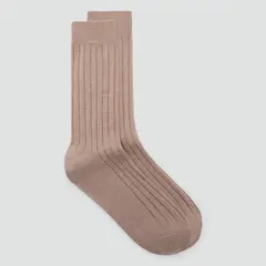 MANGO - Calcetines Canalé Mujer