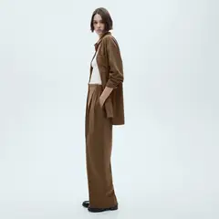 MANGO - Pantalón Raya Diplomática Mujer