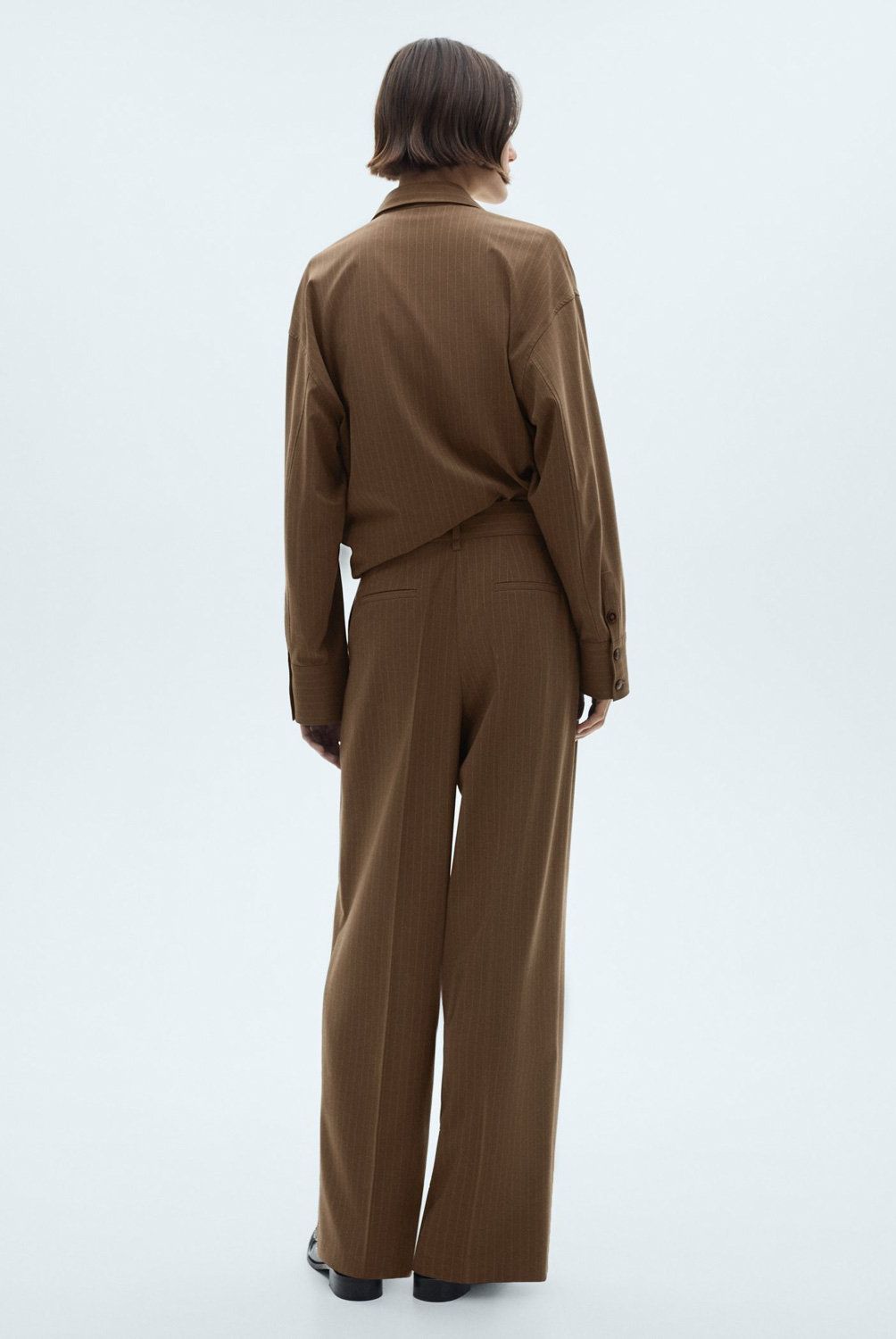 MANGO - Pantalón Raya Diplomática Mujer Mango