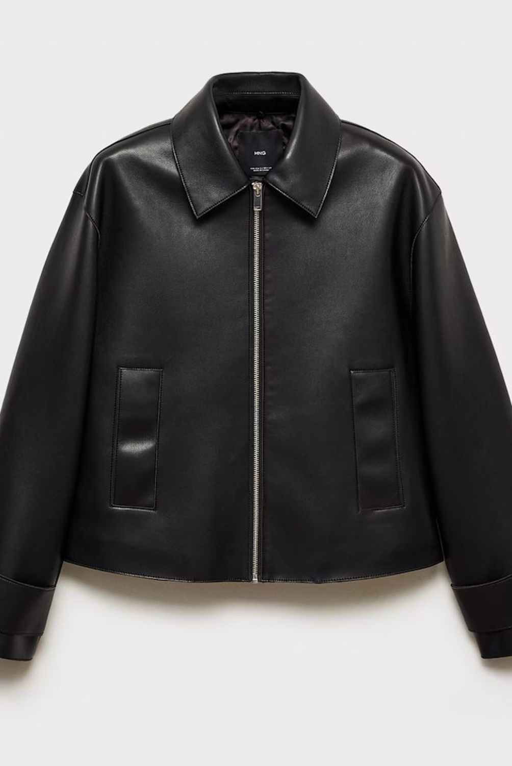 MANGO - Chaqueta Cuello Borreguito Desmontable Mujer Mango