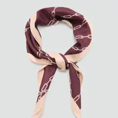 MANGO - Pañuelo Estampado Cadenas Mujer