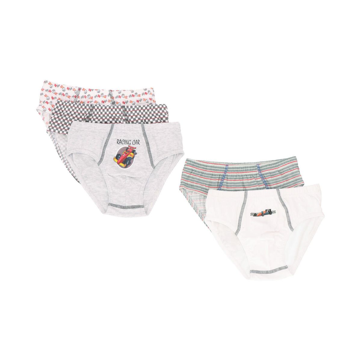 MOTA - Pack 5 Slip Algodón Niño Mota