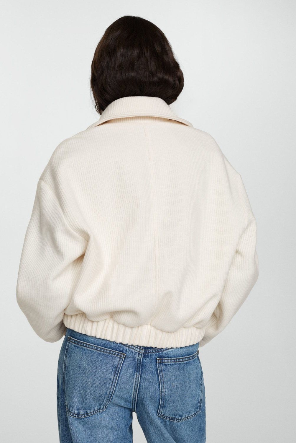 MANGO - Chaqueta Punto Bolsillos Mujer Mango