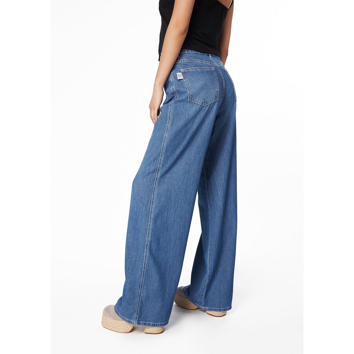 EFESIS - Jeans Palazzo Tiro Alto Mujer Efesis