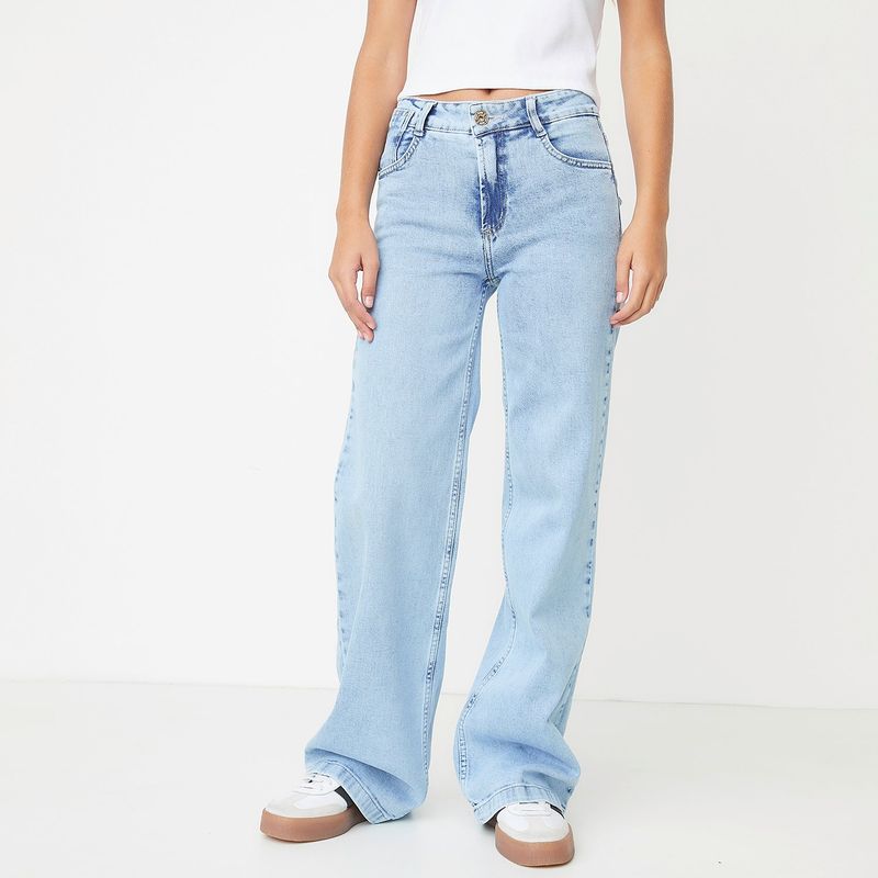EFESIS - Jeans Flare Tiro Alto Mujer Efesis