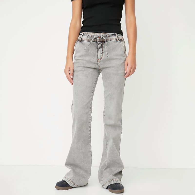 EFESIS - Jeans Wide Leg Tiro Alto Mujer Efesis