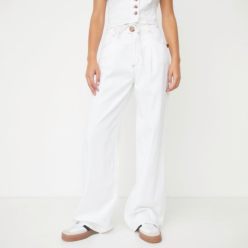 EFESIS - Jeans Wide Leg Tiro Alto Mujer Efesis