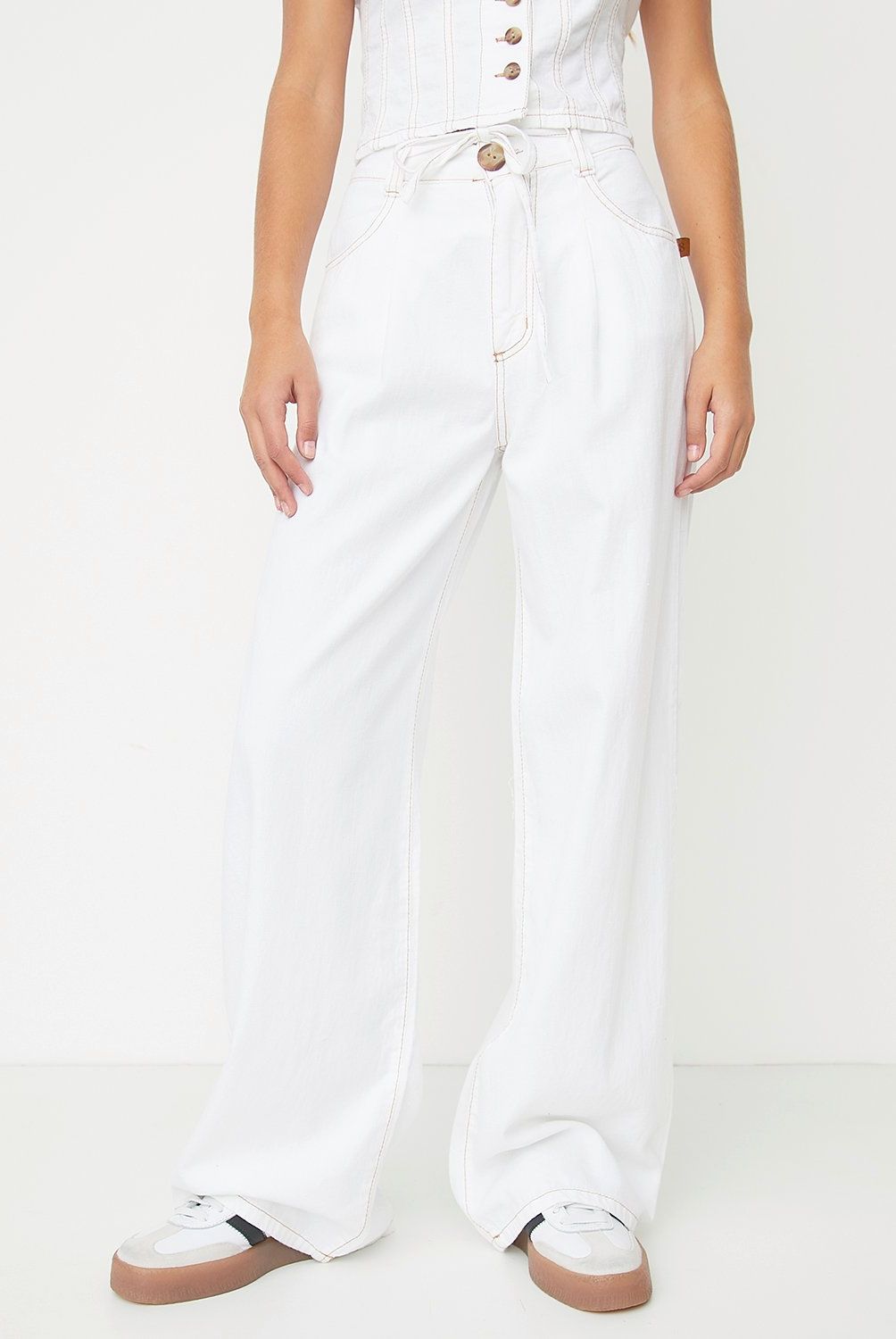 EFESIS - Jeans Wide Leg Tiro Alto Mujer Efesis