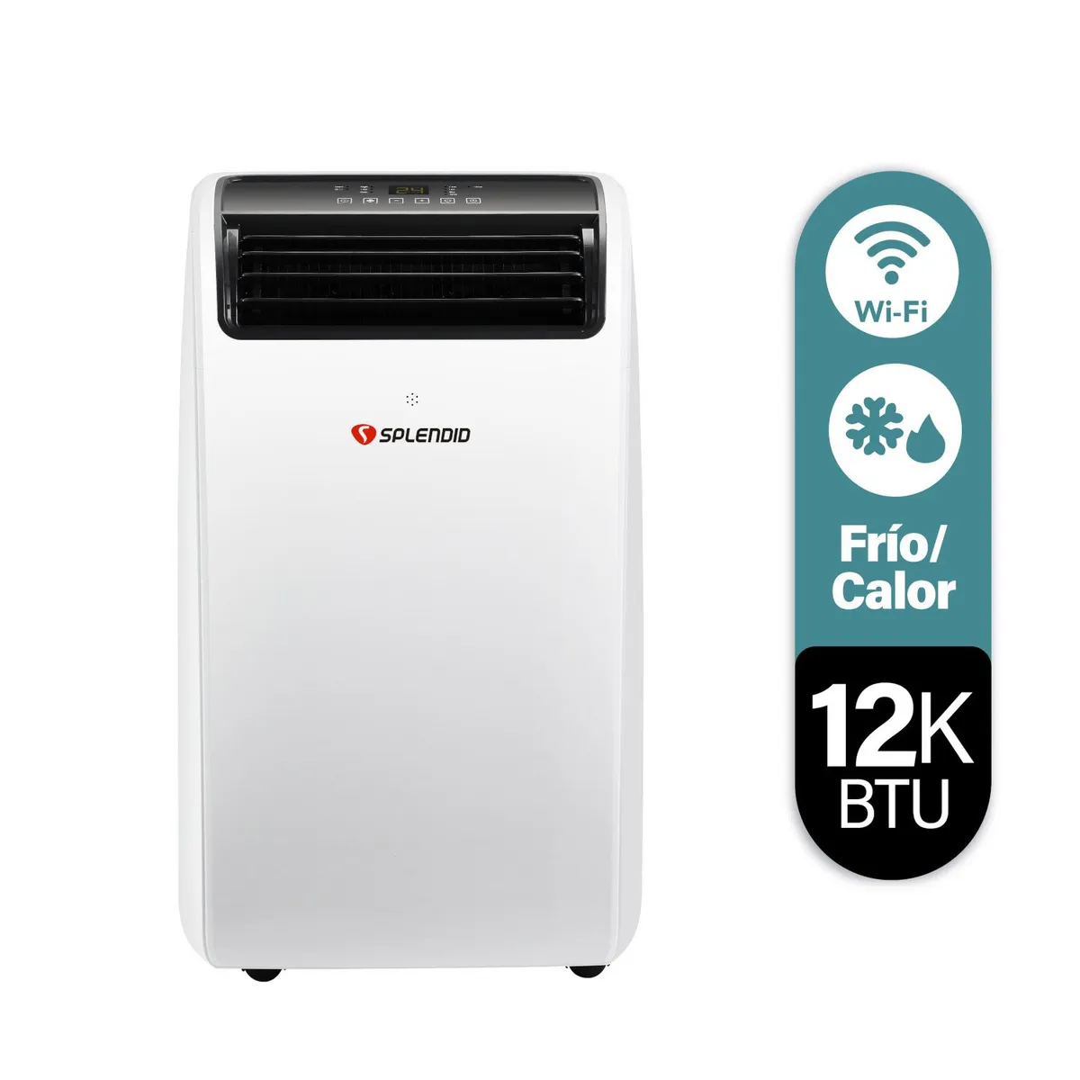 SPLENDID - Aire Acondicionado Portátil 12000 BTU Wifi Frio/Calor Splendid