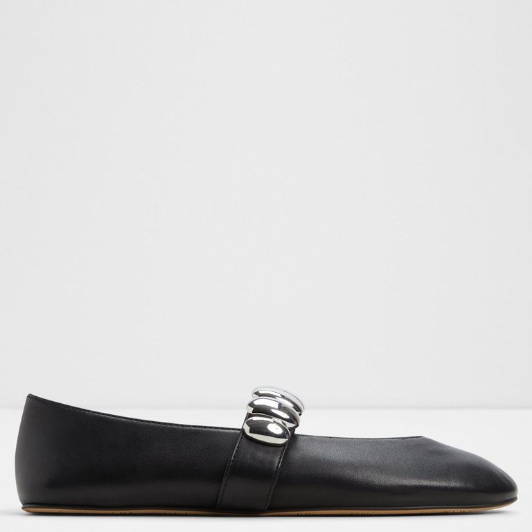 ALDO Ballerina Mujer Cuero Negro