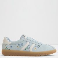 Chicsneaker Zapatilla Urbana Mujer Cuero Azul