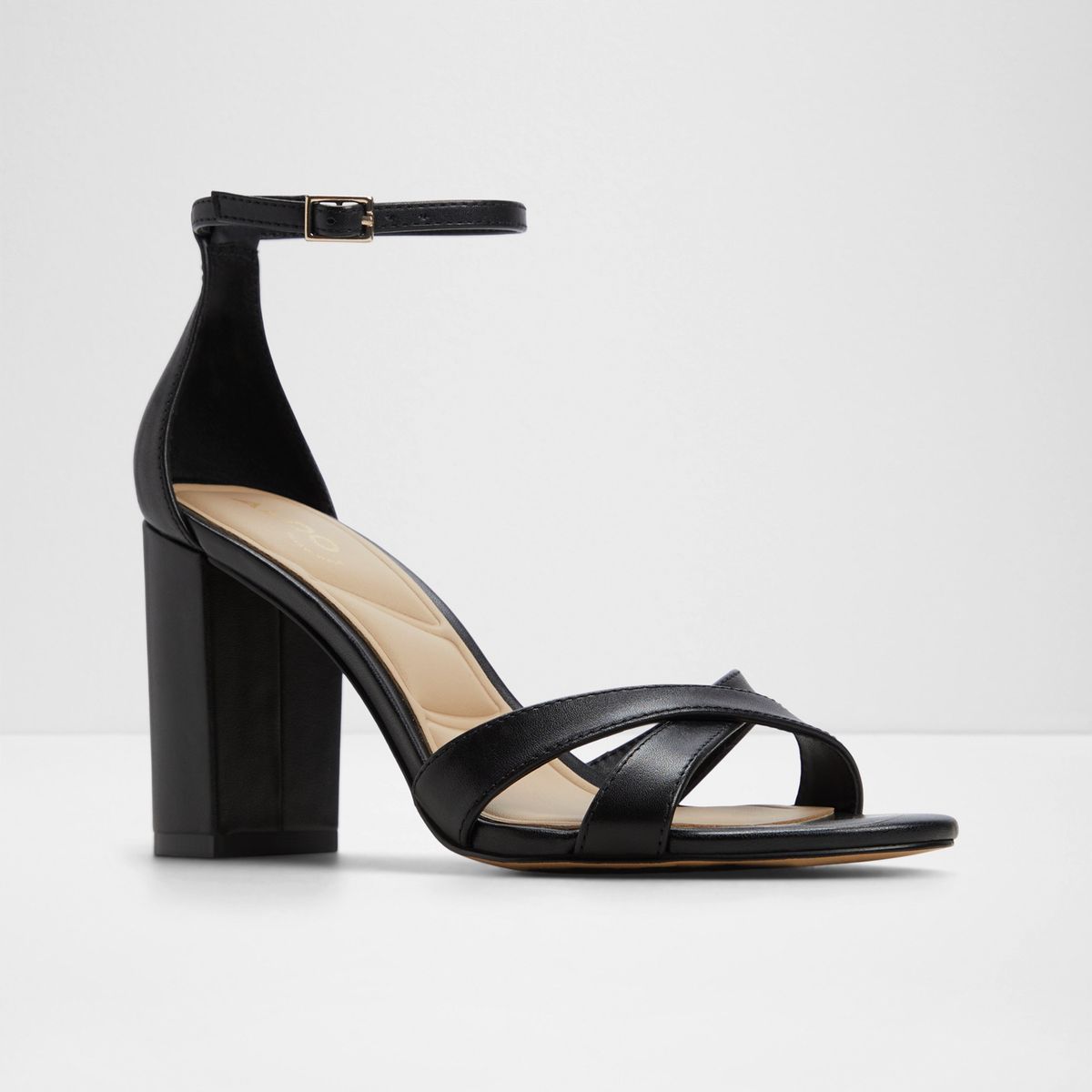 ALDO - Melodie Sandalia Mujer Cuero Negro Aldo