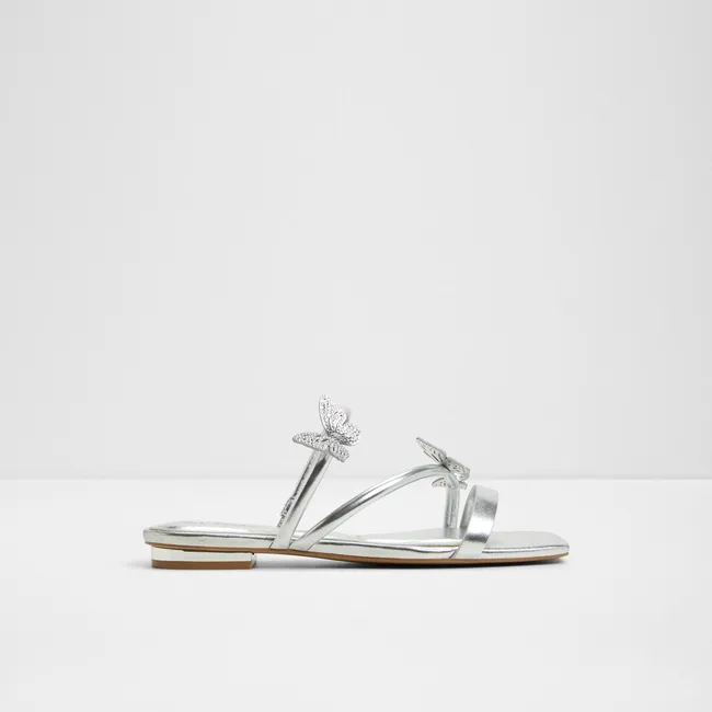 ALDO - Sandalia Mujer Plateado Aldo
