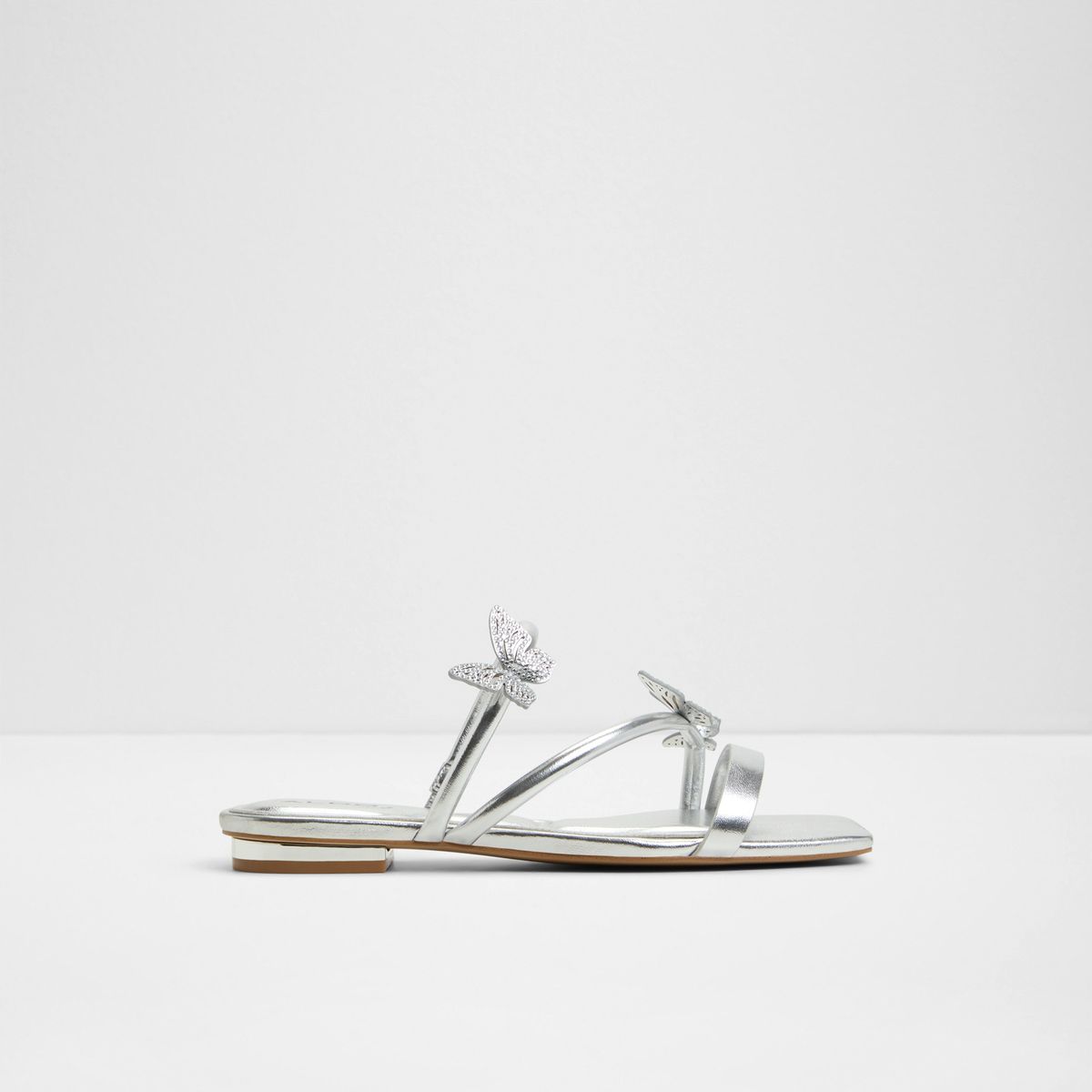 ALDO - Sandalia Mujer Plateado Aldo